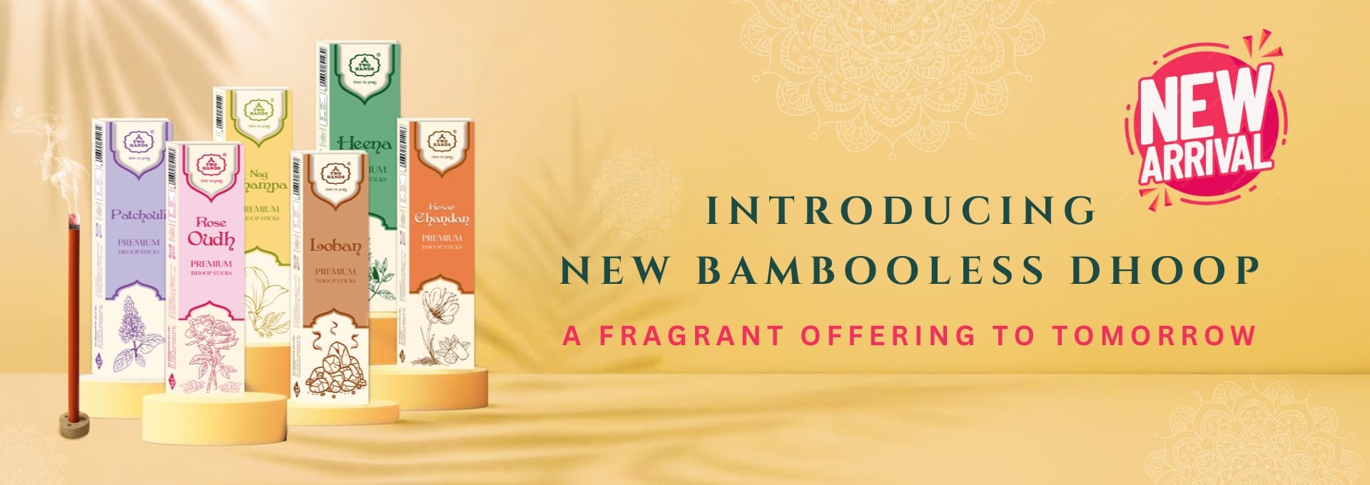 Bambooless Dhoop Sticks - TwoHands