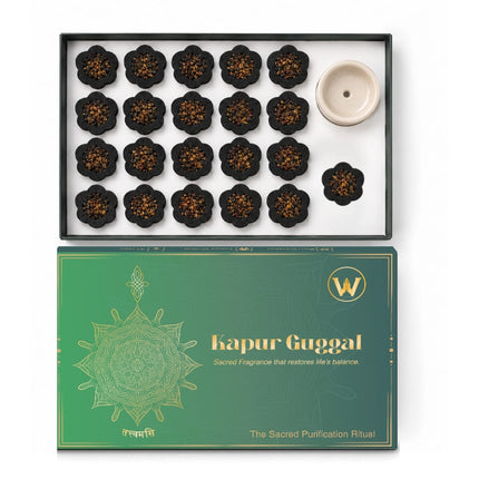 Premium Kapur Guggal Sambrani Cups – Guggal & Camphor Fragrance (21 Cups)