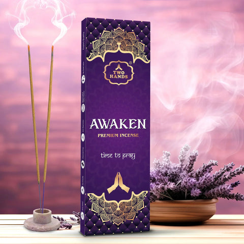 Awaken Premium Floral Incense Sticks - Natural Charcoal-Free Agarbatti for Morning Rituals