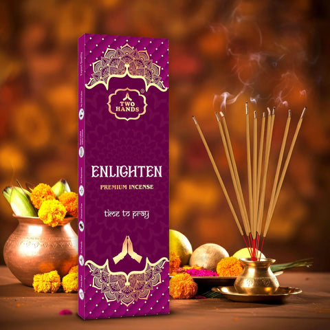 Enlighten Premium Mystic Woody Incense Sticks - Natural Agarbatti for Meditation and Pooja
