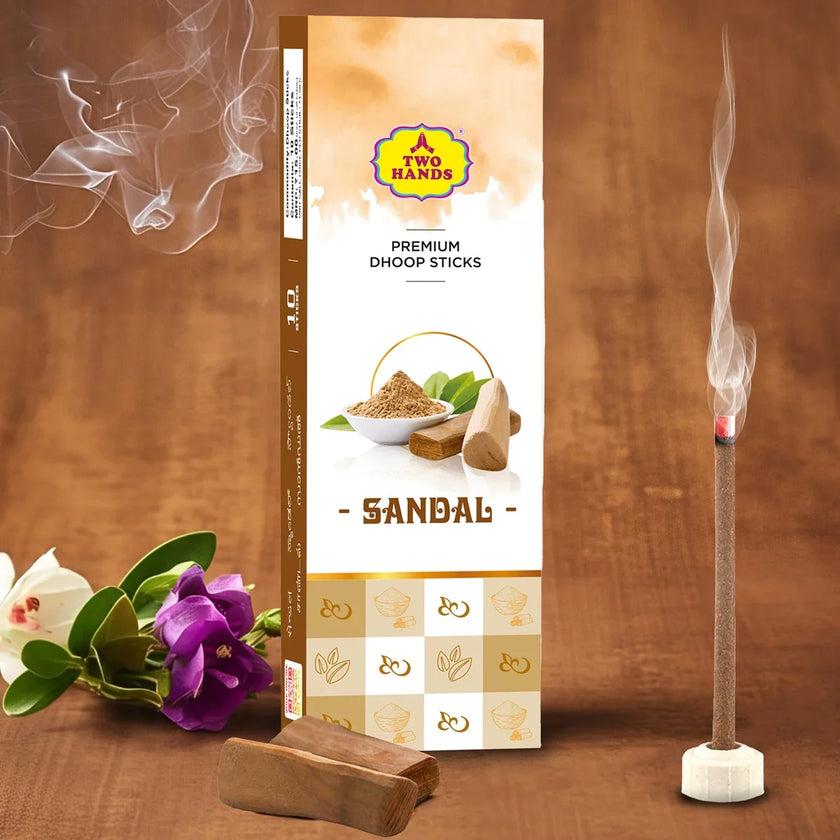 Premium Bambooless Assorted Dhoop Sticks 12 in 1 pack( 120 Sticks ) - TwoHands