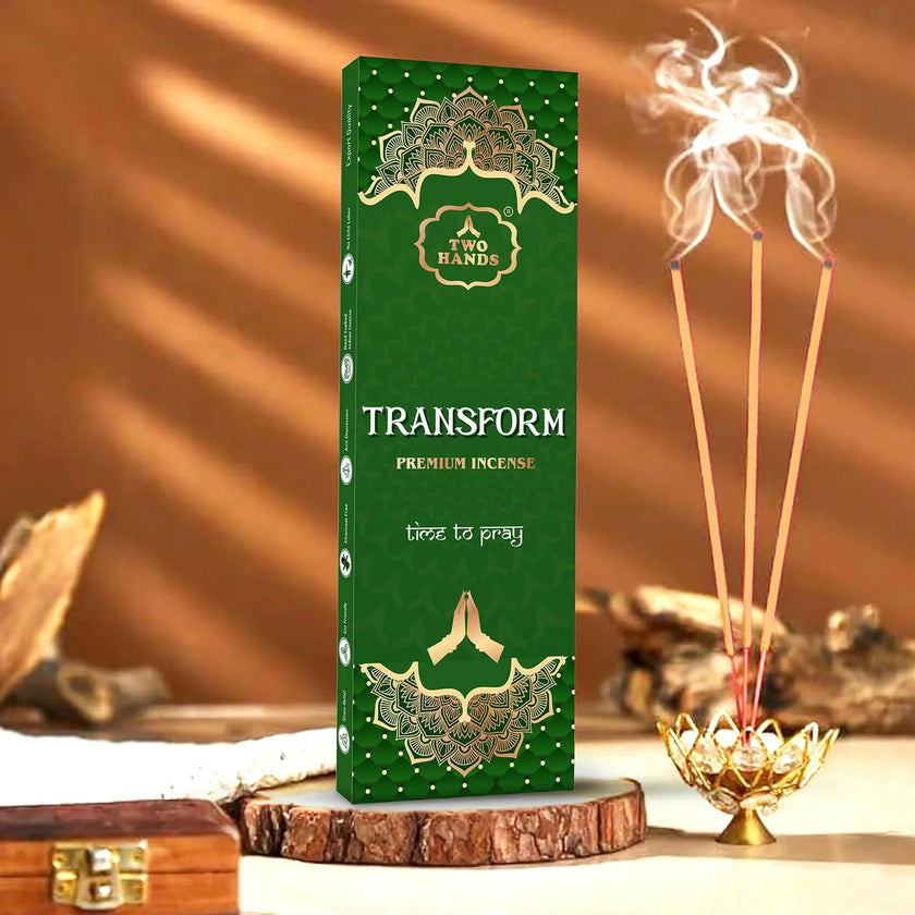Transform Premium Exotic Floral Woody Incense Sticks - Luxury Agarbatti for Pooja and Meditation