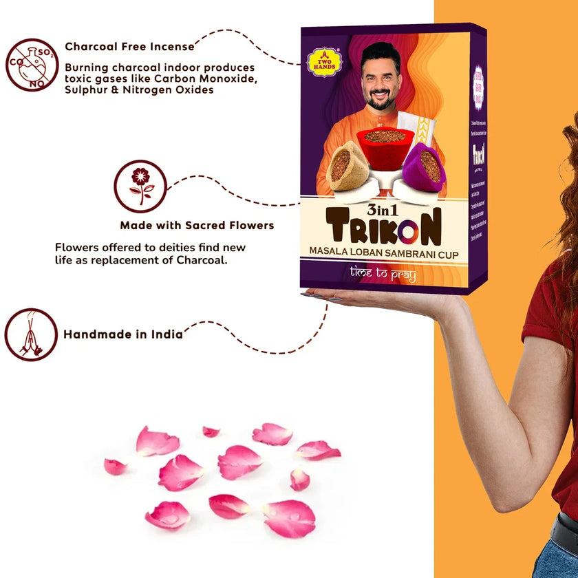 Aromatic Sambrani cups for home temple and meditation