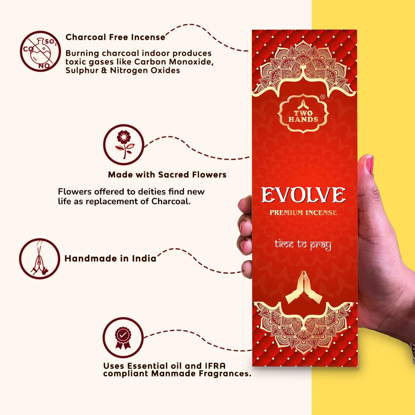 Evolve Premium Incense Sticks Gift Box - Musk Agarbatti Luxury Packaging
