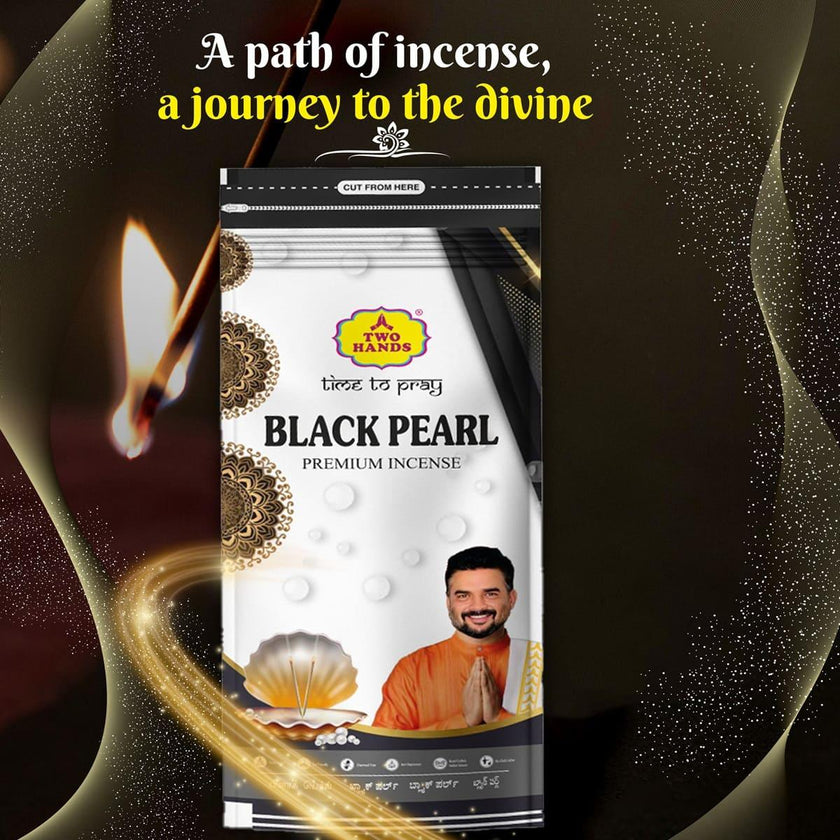 Black Pearl Zipper Premium Incense Sticks - TwoHands