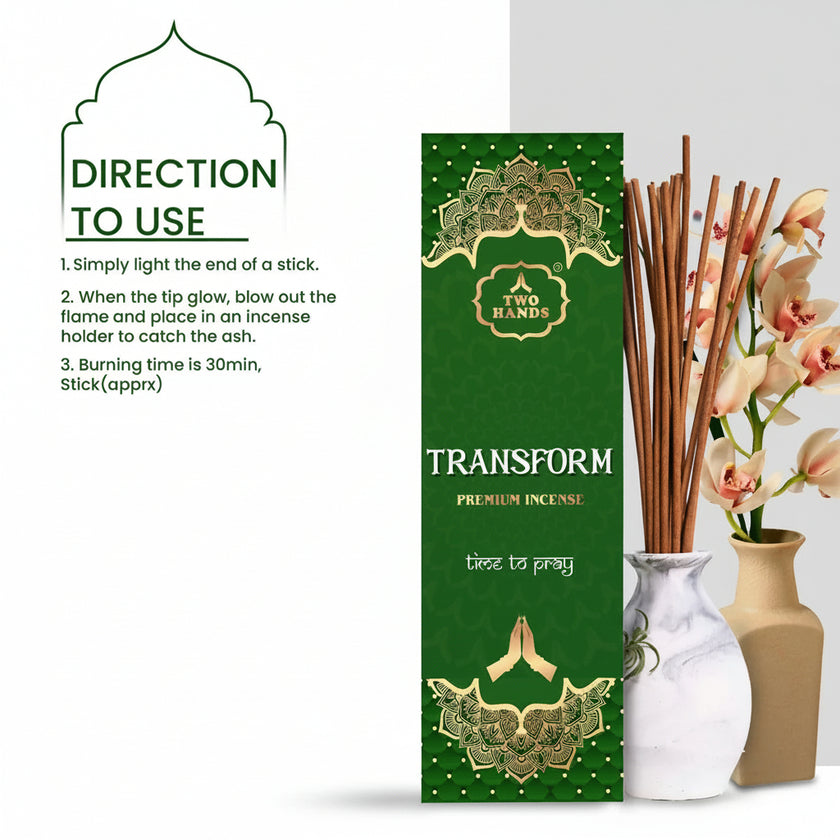 Premium Agarbatti Sticks - Handcrafted Floral Woody Incense for Evening Rituals