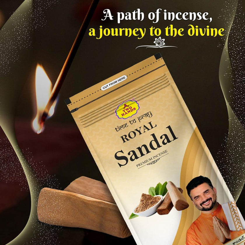 Royal Zipper Sandal Fragrance Agarbatti - TwoHands