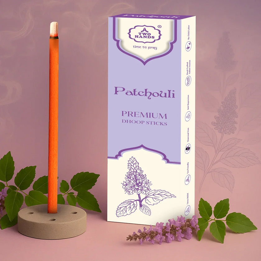 Patchouli Premium Bambooless Dhoop Sticks for meditation and pooja