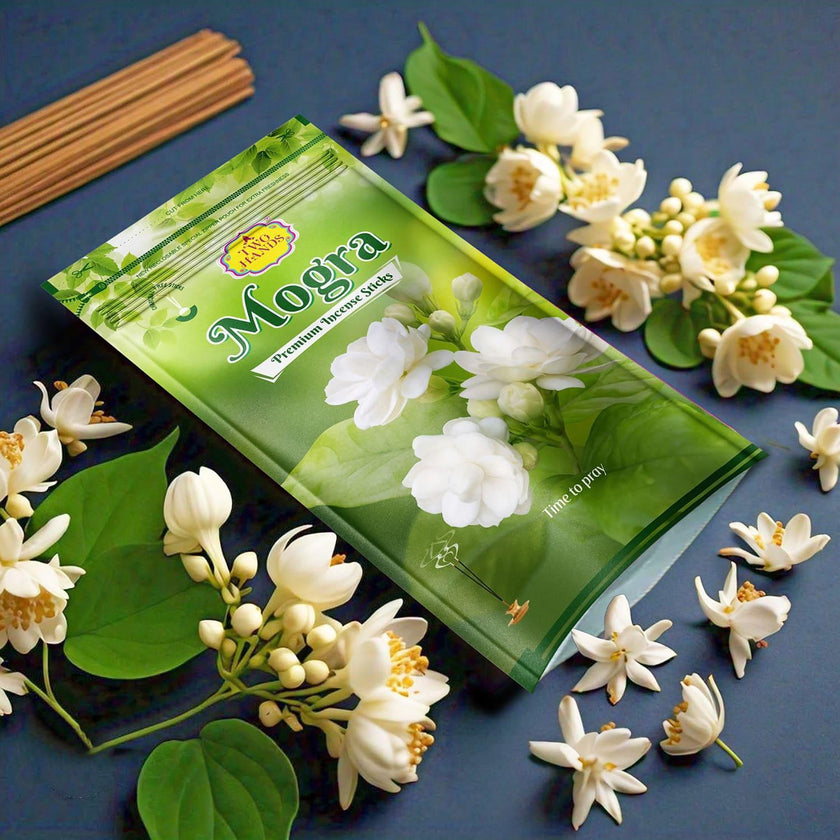 Mogra Zipper Natural Fragrance Agarbatti - TwoHands