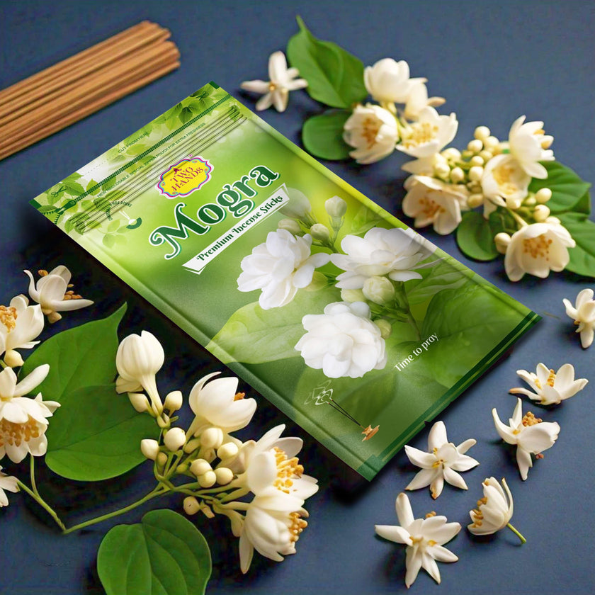 Mogra Zipper Natural Fragrance Agarbatti - TwoHands