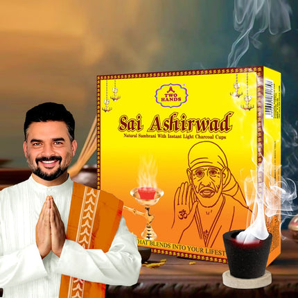 Sai Ashirwad Natural Sambrani Cups