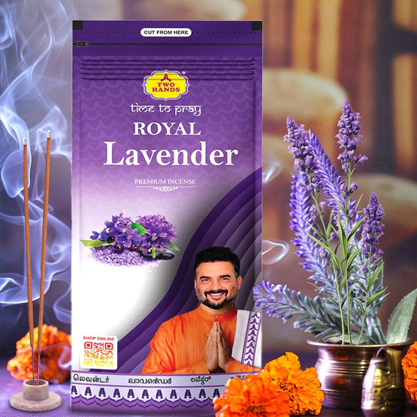Royal Zipper Lavender Fragrance Agarbatti - TwoHands