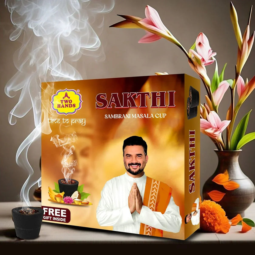 Sakthi Sambrani Masala Cups / Dhoop Cup - TwoHands