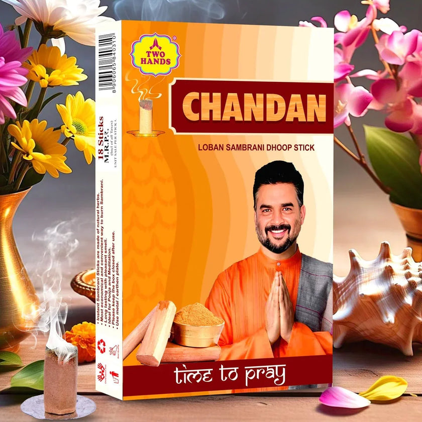 Chandan Loban Sambrani Dhoop Sticks - TwoHands