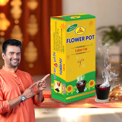 Flower Pot Sambrani Cups