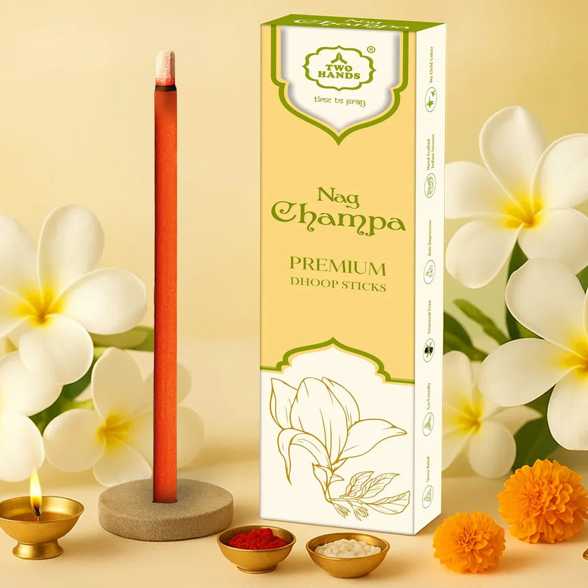 Nag Champa Premium Bambooless Dhoop Sticks for pooja and meditation