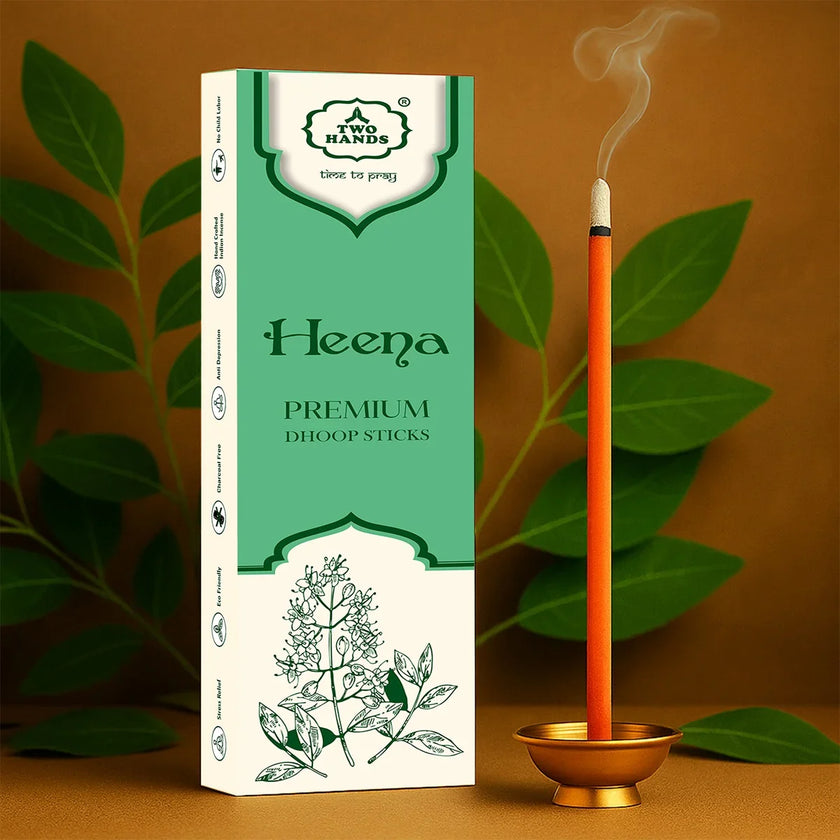Heena Premium Bambooless Dhoop Sticks for pooja and meditation