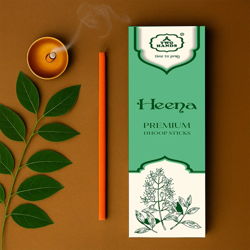 Natural Henna incense sticks without bamboo core