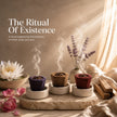 Kamalam 3-in-1 Sambrani Cups – Sandalwood, Rose & Lavender Fragrances