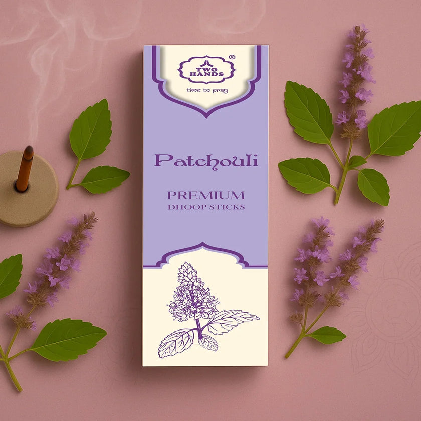 Natural Patchouli incense sticks without bamboo core