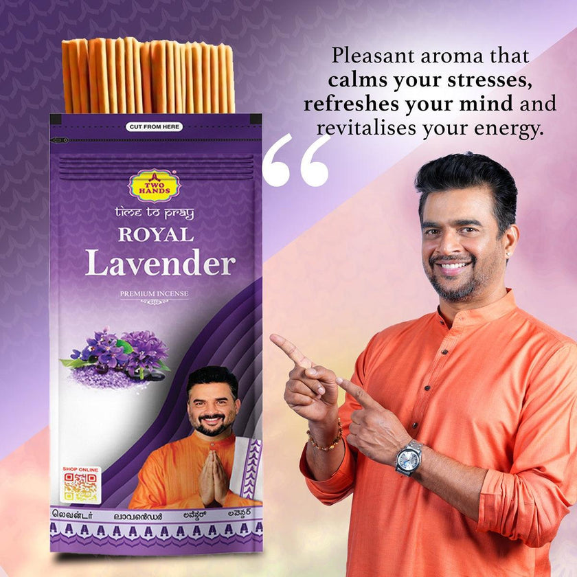 Royal Zipper Lavender Fragrance Agarbatti - TwoHands