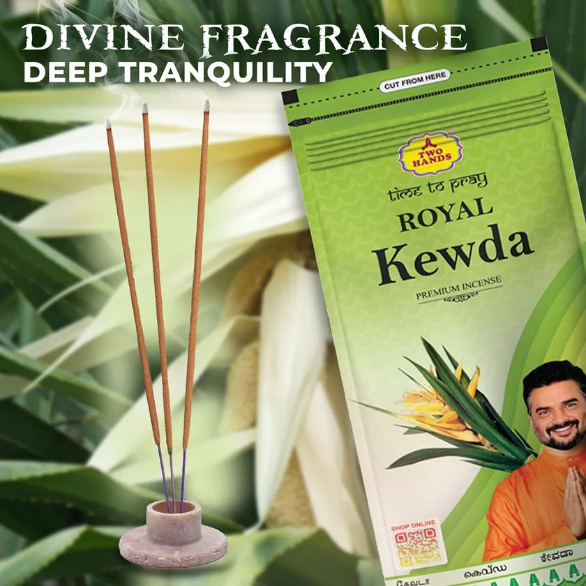 Royal Zipper Kewda Fragrance Agarbatti - TwoHands