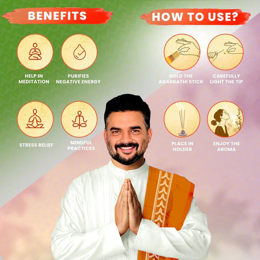 Mogra Zipper Natural Fragrance Agarbatti - TwoHands