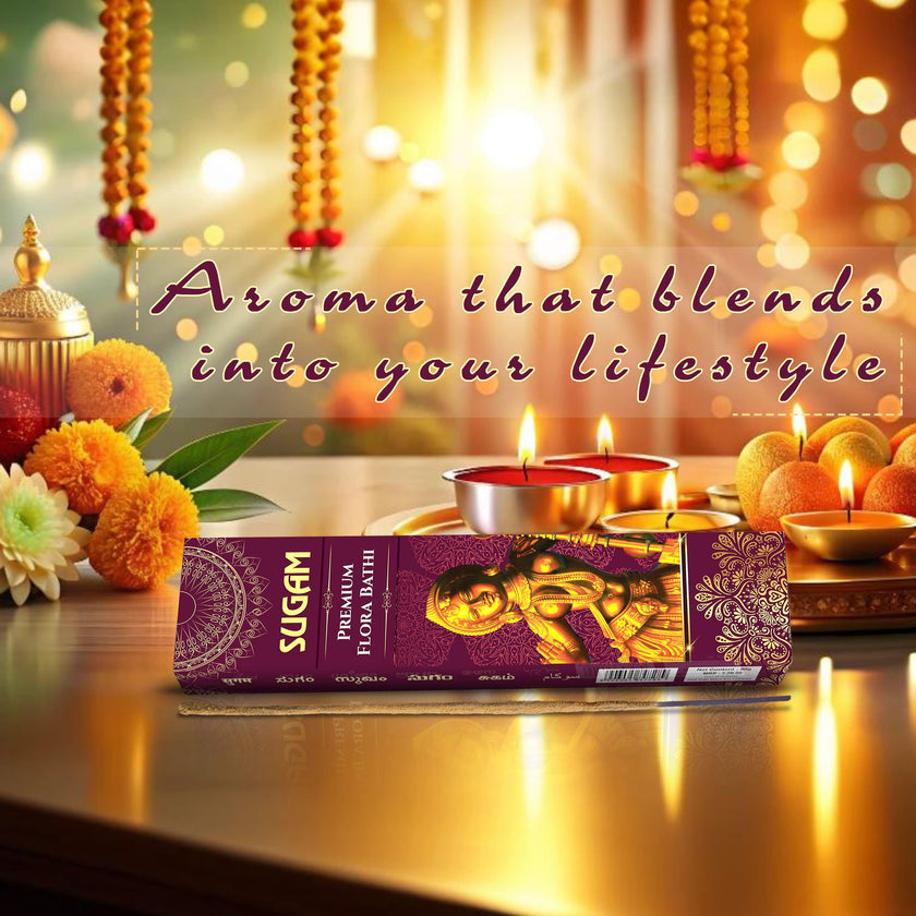 Sugam ECO Flora Natural Premium Masala Agarbatti - TwoHands