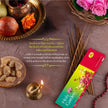 Holy Garden Premium Incense Sticks Gift Box - Natural Masala Agarbatti Packaging