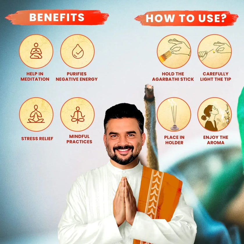 Royal Zipper Kewda Fragrance Agarbatti - TwoHands