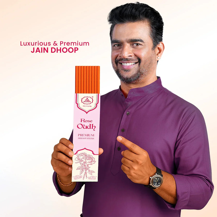 Natural Rose Oudh dhoop sticks for spiritual rituals and ceremonies