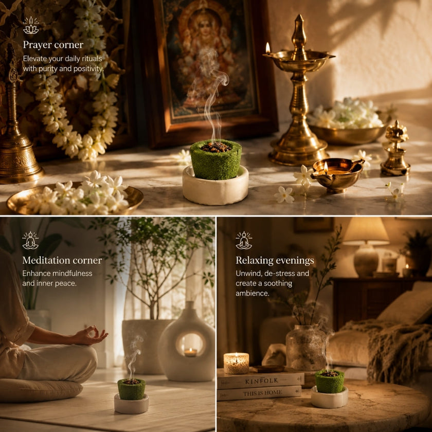 Premium Jasmine Sambrani Cups(21 Cups)
