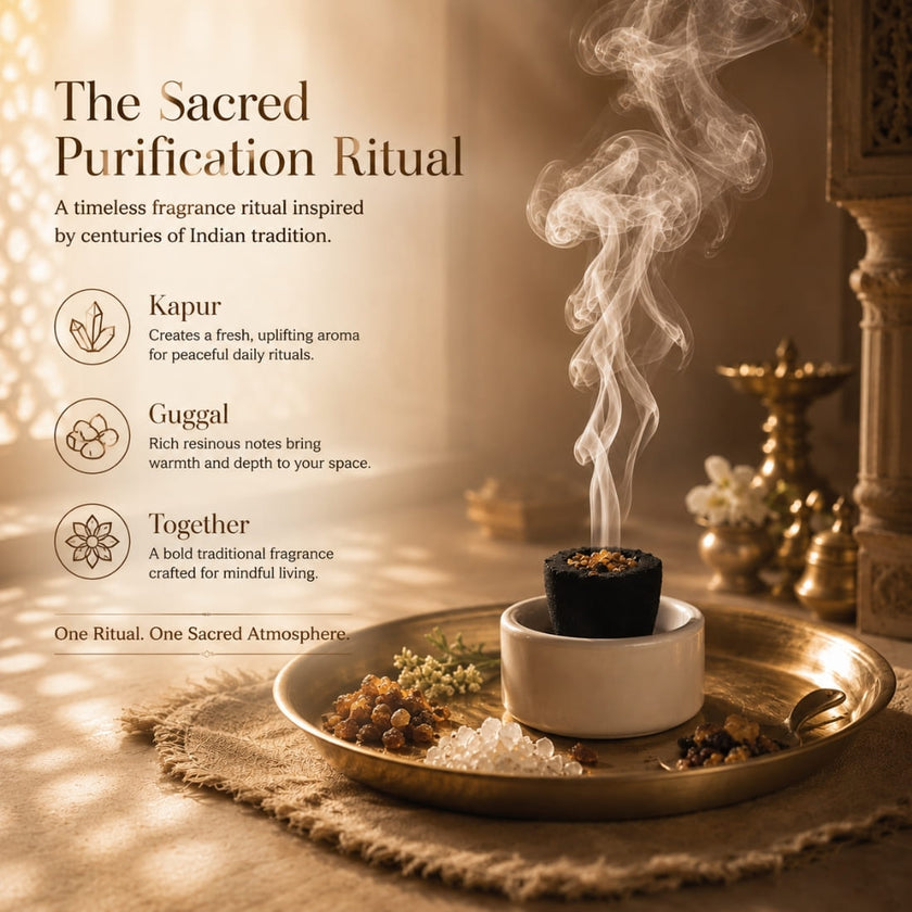Premium Kapur Guggal Sambrani Cups – Guggal & Camphor Fragrance (21 Cups)