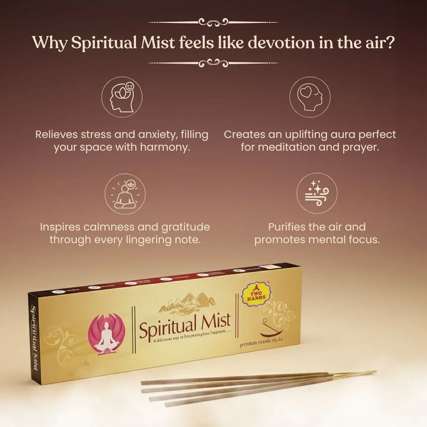 Luxury Masala Incense Burning - Premium Traditional Agarbatti Calming Fragrance Smoke