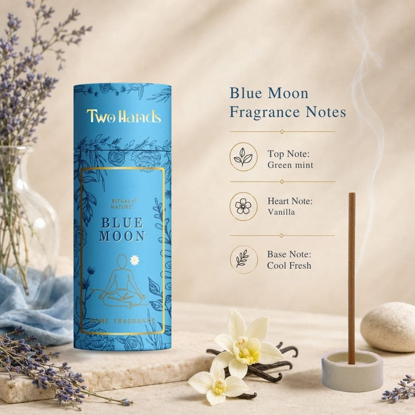 Wellness combo dhoop sticks for yoga, meditation and selfcare | Flow, Blue Moon, Rose Oudh