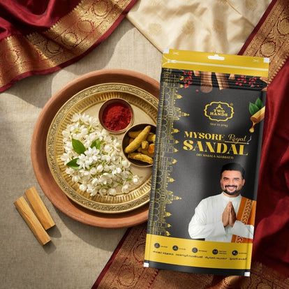Mysore Sandal Premium Incense Sticks | Agarbatti In Resealable Pack