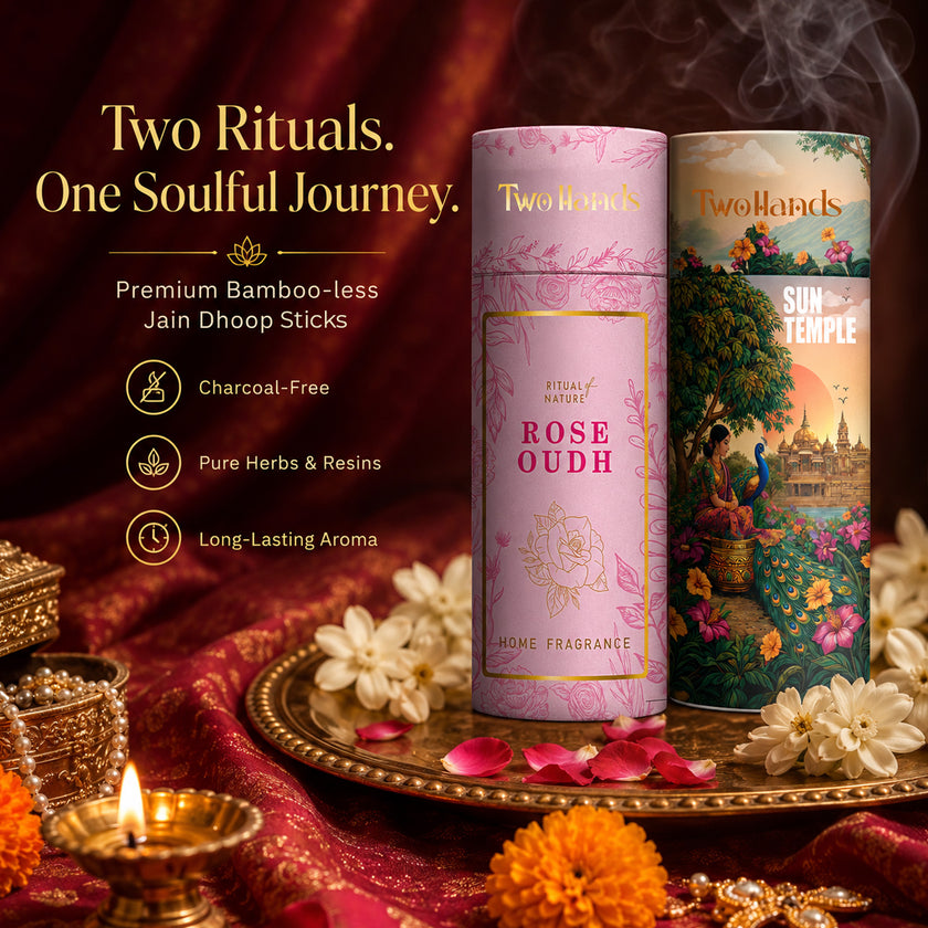 Premium Dhoop Sticks | Rose Oudh & Sun Temple (60 Sticks)