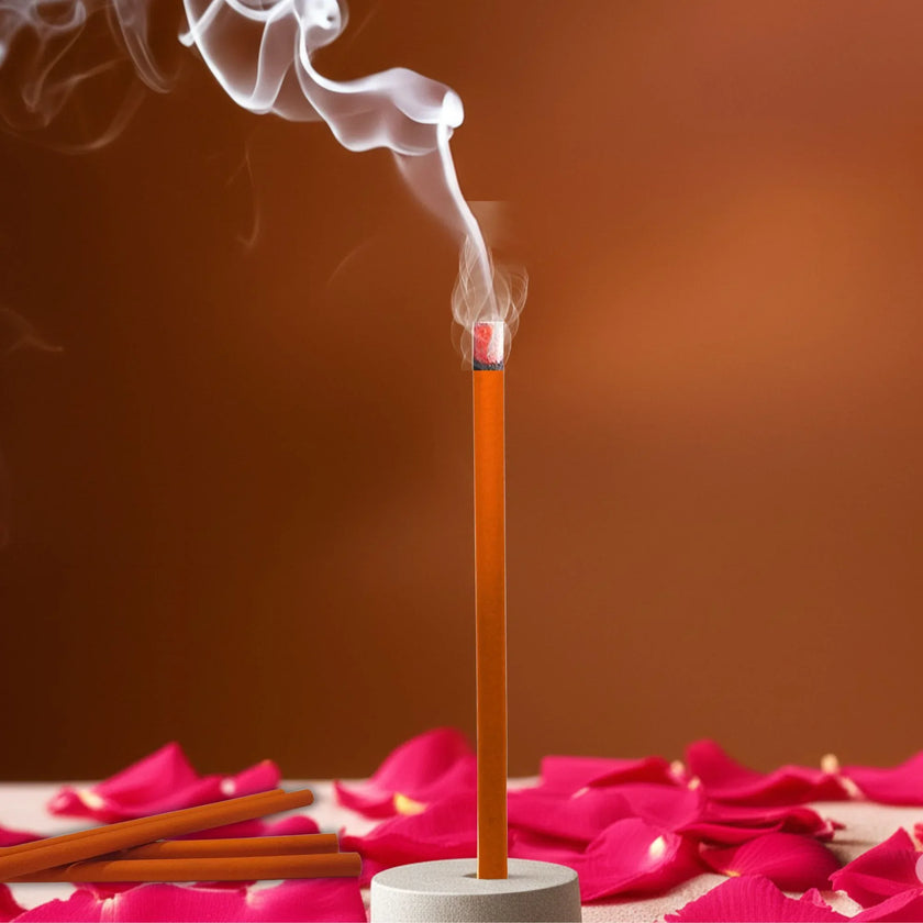 Traditional Rose Oudh dhoop sticks - premium bambooless quality