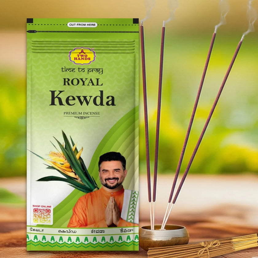 Royal Zipper Kewda Fragrance Agarbatti - TwoHands