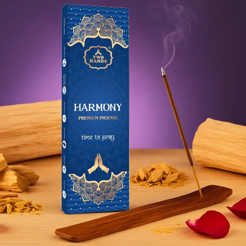 Harmony Premium Rose Oudh Incense Sticks - Luxury Agarbatti for Pooja and Meditation