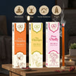 Three premium dhoop stick boxes—Kesar Chandan, Nag Champa, Rose Oudh—on a table with a burning incense stick and serene home setting.