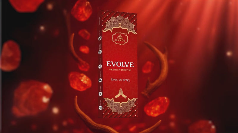TwoHands Evolve Musk Incense - Premium Charcoal-Free Agarbatti Pack Close-up