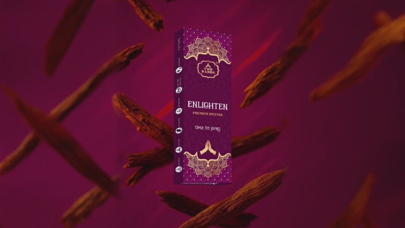 TwoHands Enlighten Mystic Woody Incense - Premium Agarbatti Pack