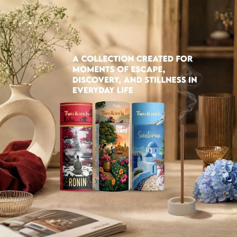 Traveller's Collection Dhoop Sticks Combo | Ronin, Santorini, Sun Temple