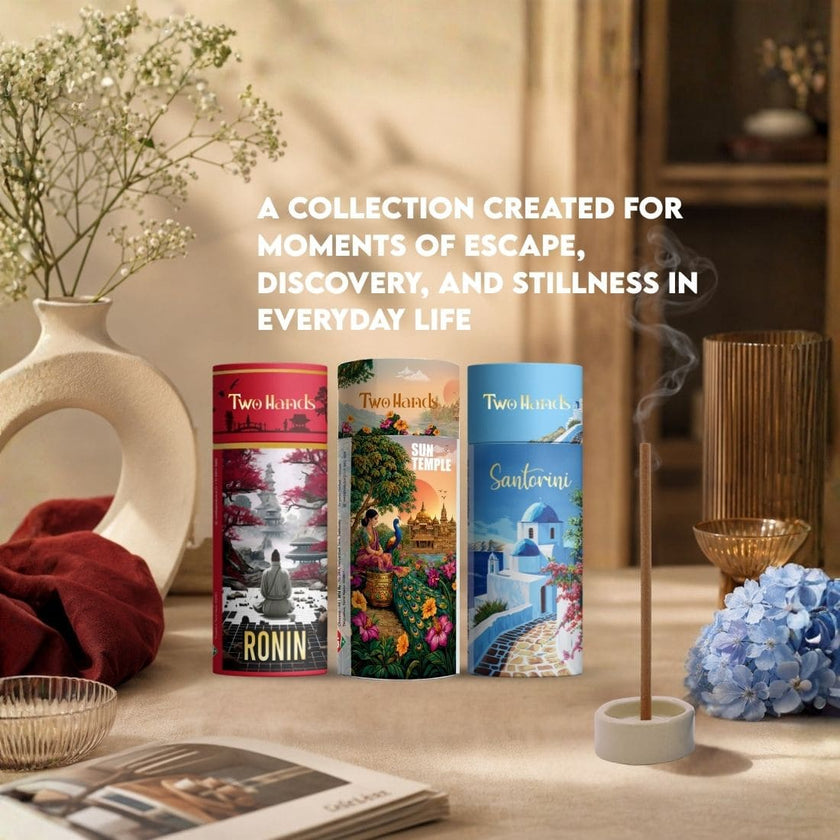 Traveller's Collection Dhoop Sticks Combo | Ronin, Santorini, Sun Temple